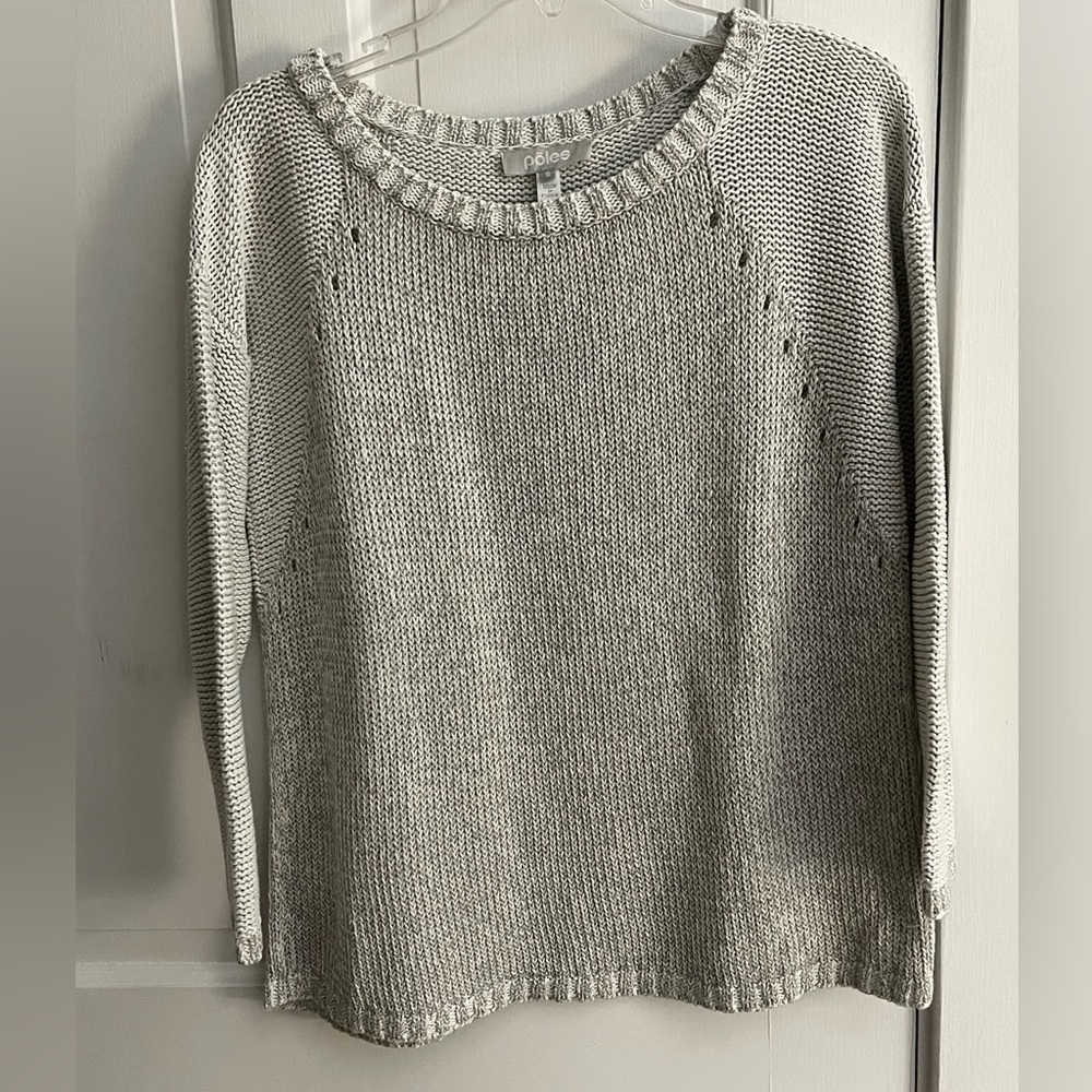 Poles Maison Montagut Loose Knit Tunic Sweater Loose Knit Size Small